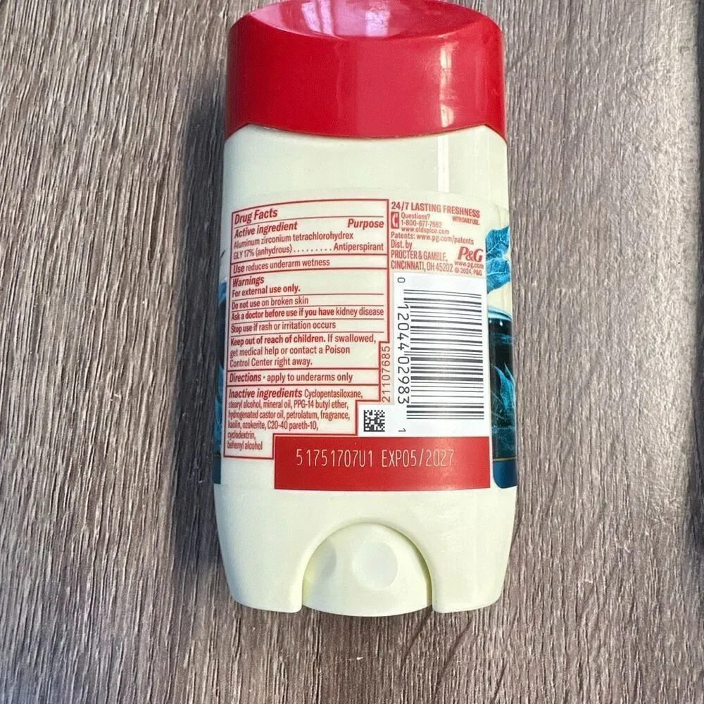 NEW Old Spice Deep Sea Ocean Waves Kelp Antiperspirant & Deodorant Stick 2.6Oz